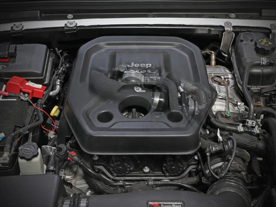 aFe BladeRunner 2 1/2in Intercooler Hot Side Charge Pipe 18-21 Jeep Wrangler JL L4-2.0L (t) - Black 46-20468-B 6 of 6