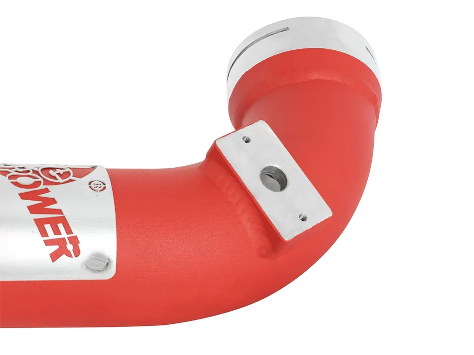 aFe BladeRunner 2.5-2.75in Red Intercooler Tube Cold Side w/ Couplings & Clamps Kit 13-16 BMW F30 46-20229-R 2 of 3