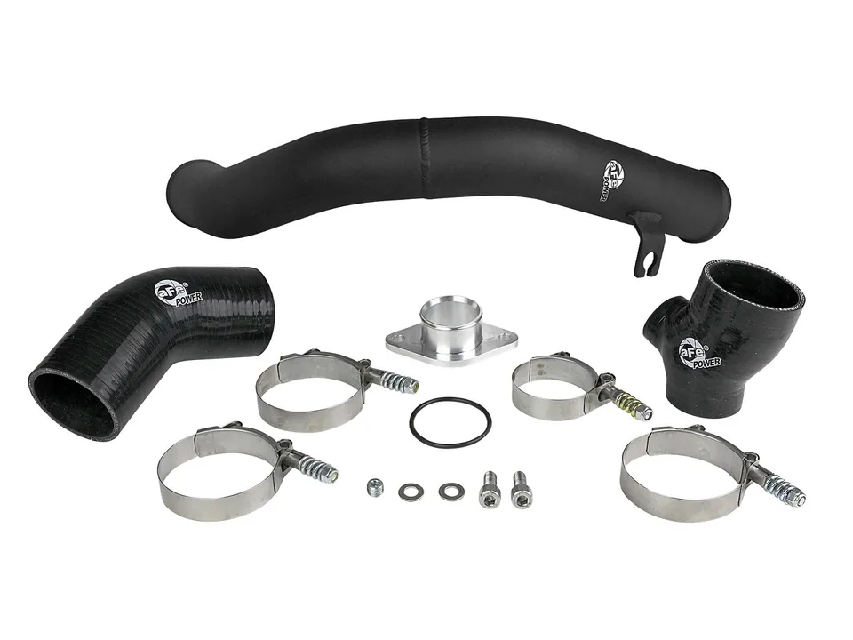 aFe BladeRunner 2.5in Aluminium Hot Side Charge Pipe 15-21 Subaru WRX 2.0T - Black 46-20378-B 2 of 5