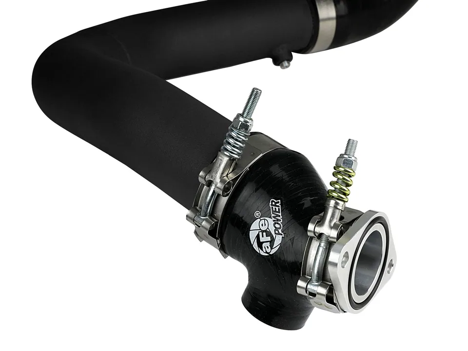 aFe BladeRunner 2.5in Aluminium Hot Side Charge Pipe 15-21 Subaru WRX 2.0T - Black 46-20378-B 4 of 5