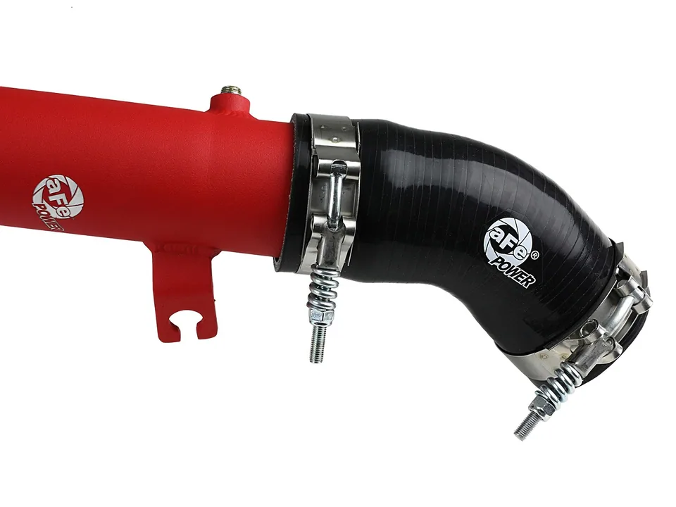 aFe BladeRunner 2.5in Aluminium Hot Side Charge Pipe 15-21 Subaru WRX 2.0T - Red 46-20378-R 3 of 5