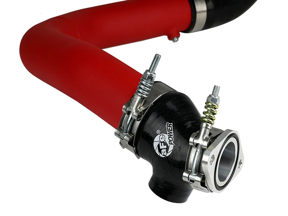 aFe BladeRunner 2.5in Aluminium Hot Side Charge Pipe 15-21 Subaru WRX 2.0T - Red 46-20378-R 4 of 5