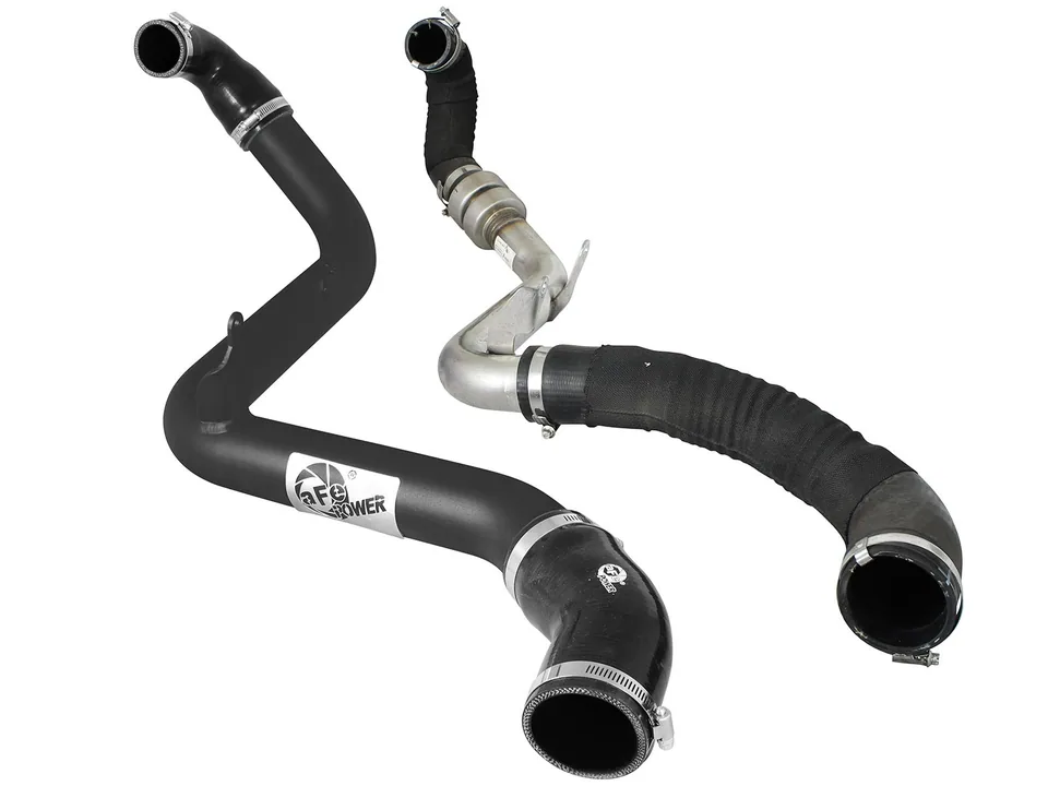 aFe Bladerunner 2.5in Intercooler Hot Side Tubes, 13-18 Ford Focus ST 2.0L (t) *Black* 46-20188-B 4 of 4