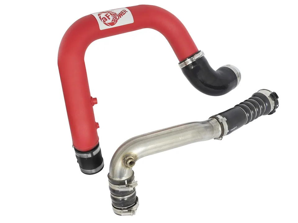 aFe BladeRunner 2.5in Red IC Tube Hot Side w/ Coupling & Clamp Kit 16-21 GM Colorado/Canyon 2.8L 46-20268-R 6 of 6