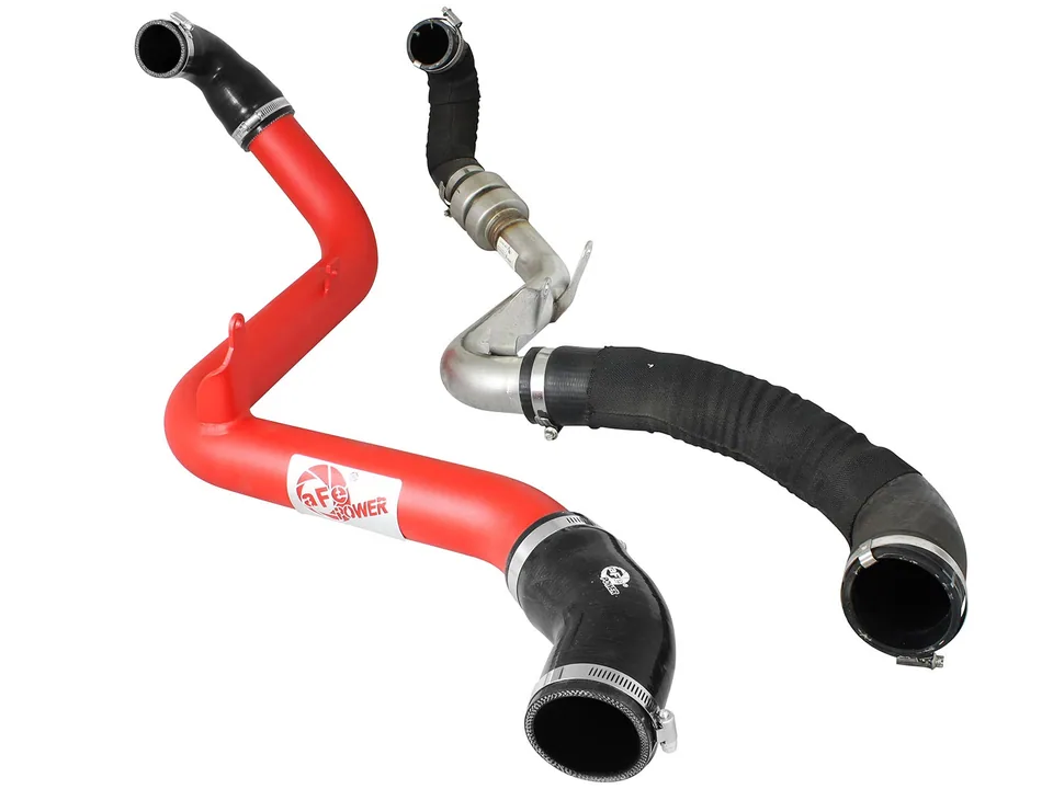 aFe BladeRunner 2.5in Red Intercooler Tube Hot Side 13-18 Ford Focus ST 2.0L (t) 46-20188-R 2 of 2