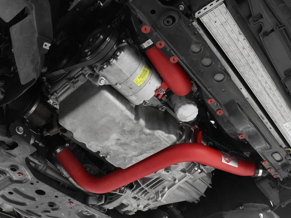aFe BladeRunner 2.5in Red Intercooler Tubes Hot and Cold Side 13-18 Ford Focus ST 2.0L (t) 46-20184-R 3 of 3