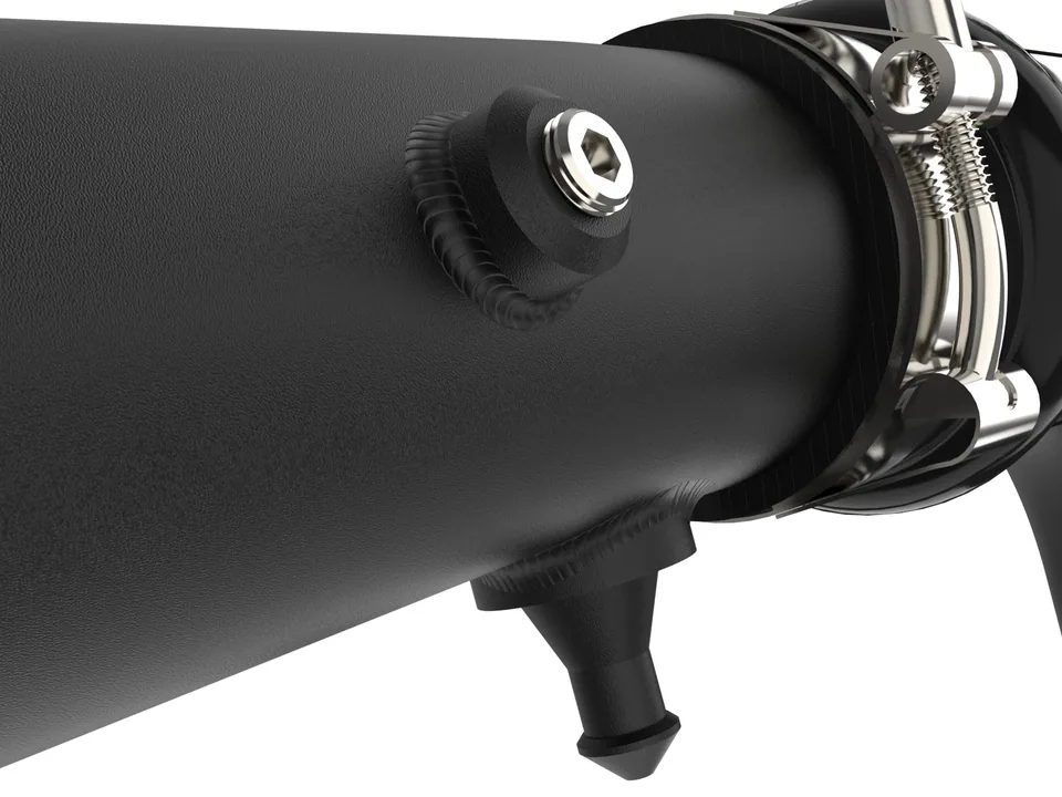 aFe BladeRunner 21-22 Ford F-150 Ecoboost V6-3.5L(tt) Aluminum Hot and Cold Charge Pipe Kit Black 46-20514-B 4 of 6