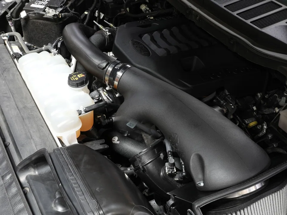 aFe BladeRunner 21-22 Ford F-150 Ecoboost V6-3.5L(tt) Aluminum Hot and Cold Charge Pipe Kit Black 46-20514-B 6 of 6