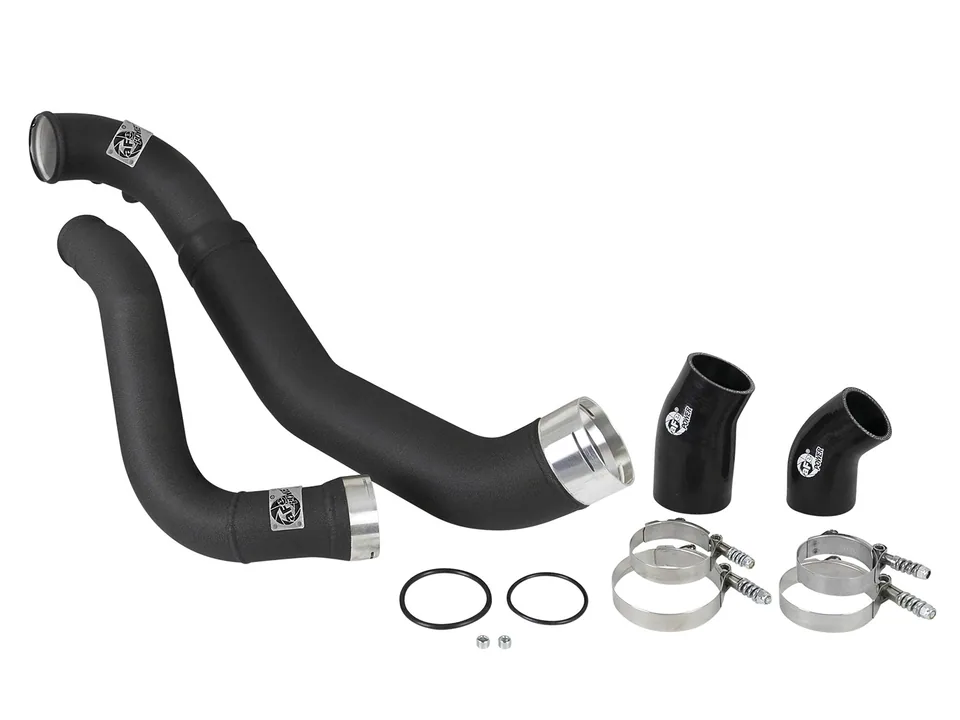 aFe Bladerunner 3.5in-3in Intercooler Cold Side Tube Black - 18-20 Ford F-150 V6-3.0L (td) 46-20364-B 5 of 5