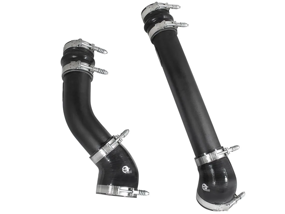 aFe Bladerunner 3 inch Black Intercooler Hot and Cold Side Tubes Dodge Diesel Trucks 94-02 L6-5.9 46-20064-B 2 of 4