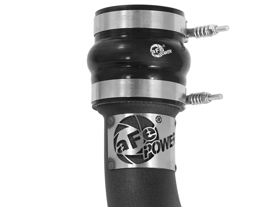 aFe BladeRunner 3in Black Intercooler Tube Hot Side w/ Couplings & Clamps 13-18 Dodge RAM 6.7L (td) 46-20138-B 3 of 5