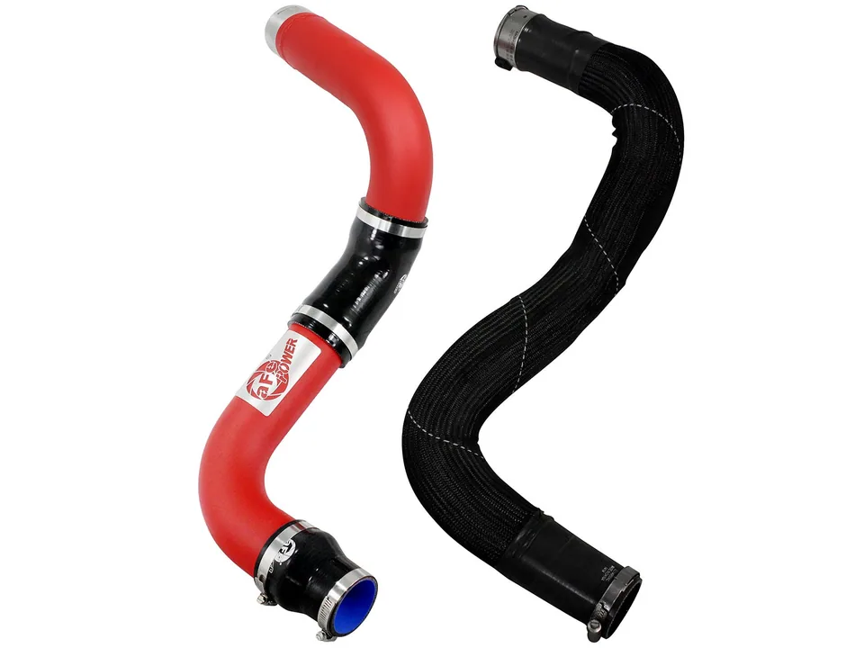 aFe Bladerunner 3in Red Intercooler Cold Side w/ Couplings Ram 1500 EcoDiesel 14-15 V6 3.0L 46-20179-R 5 of 5