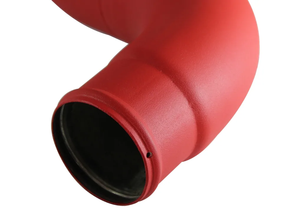 aFe BladeRunner 3in Red Intercooler Tube Hot Side w/Couplings 13-18 Dodge RAM Diesel 6.7L (td) 46-20138-R 4 of 5