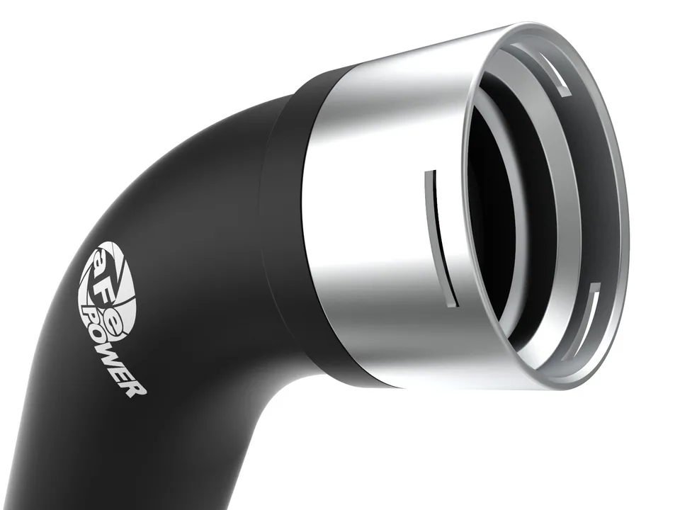 aFe BladeRunner Black 3in Intercooler Hot & Cold Side Pipe Kit 20-21 Jeep Wrangler V6-3.0L (td) 46-20434-B 3 of 5