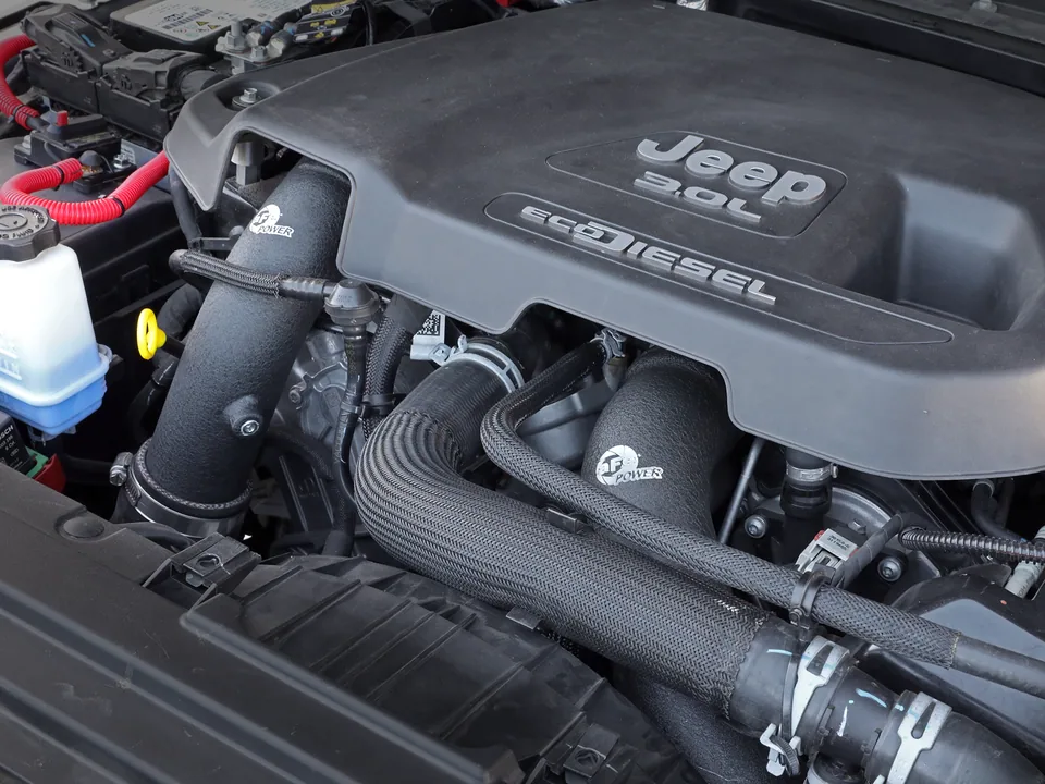 aFe BladeRunner Black 3in Intercooler Hot & Cold Side Pipe Kit 20-21 Jeep Wrangler V6-3.0L (td) 46-20434-B 5 of 5