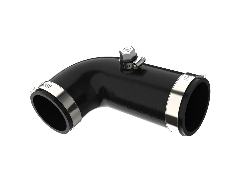 aFe BladeRunner Intercooler Hot & Cold Side Tubes Combo 20-21 GM Trucks 3.0L (td) - Black 46-20454-B 5 of 6