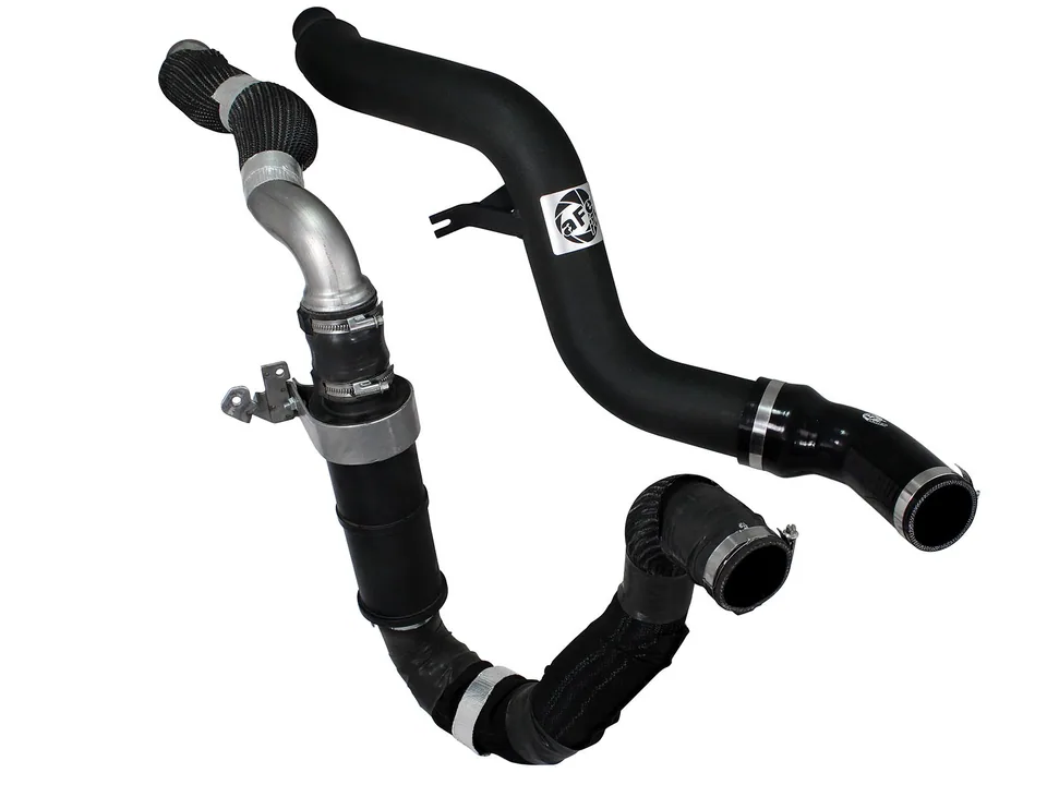 aFe Bladerunner Intercoolers 3in Black Tube Hot Side w/ Couplings & Clamps 14-15 Ram 1500 V6-3.0L 46-20178-B 2 of 2