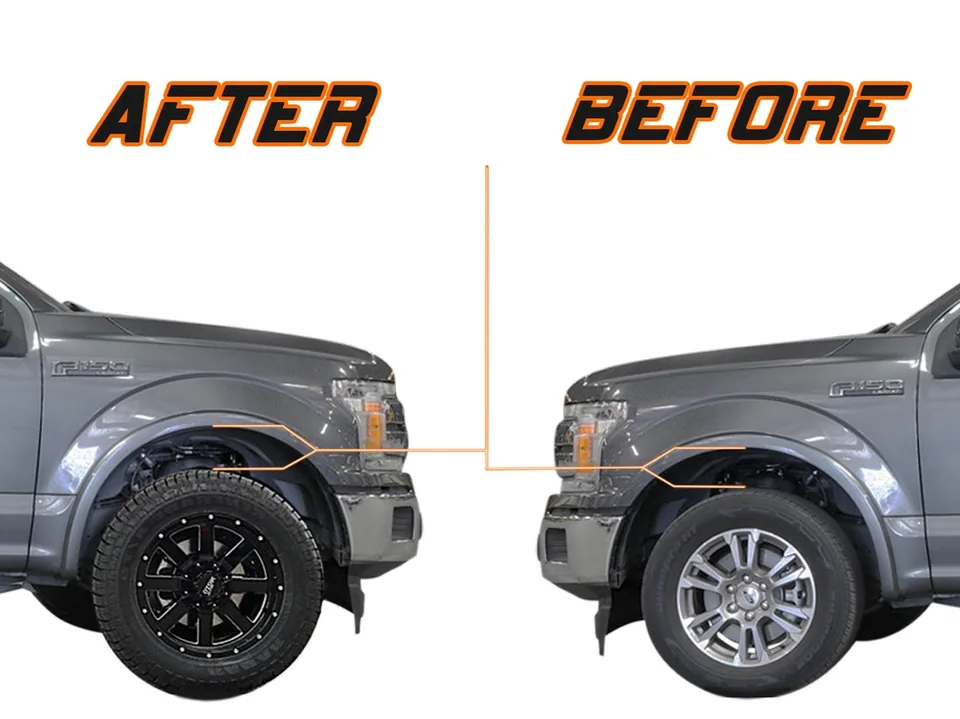 aFe CONTROL 2.0 IN Leveling Kit 04-21 Ford F-150 - Red 416-30T001-R 2 of 3