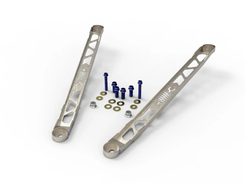 aFe CONTROL 304 Stainless Steel Front Suspension Strut Brace Raw - Toyota GR Supra (A90) 20-22 450-721003-A 1 of 3