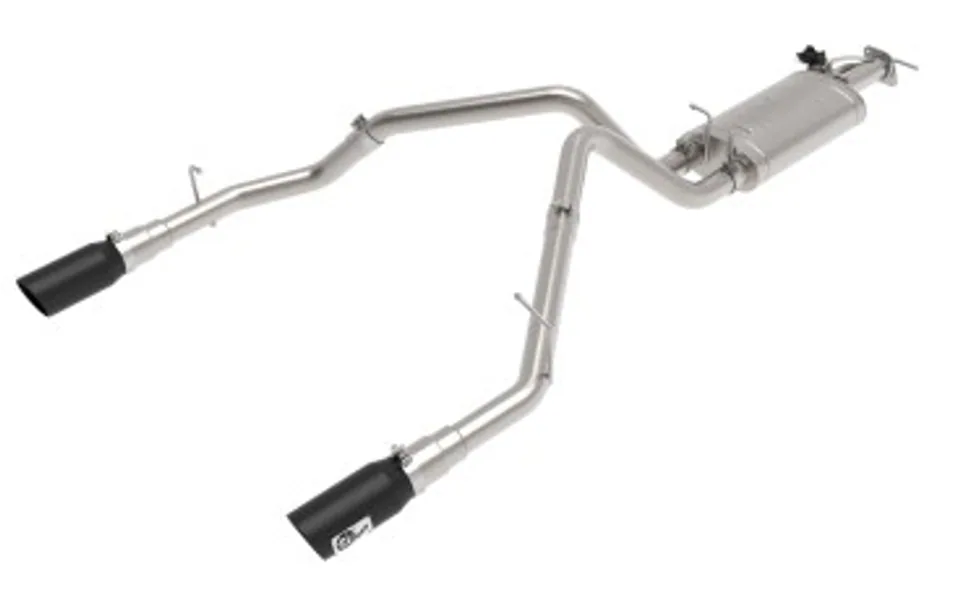 aFe Gemini XV 3in 304 SS Cat-Back Exhaust 19-21 Ram 1500 V8 5.7L Hemi w/ Black Tips 49-32081-B 1 of 1
