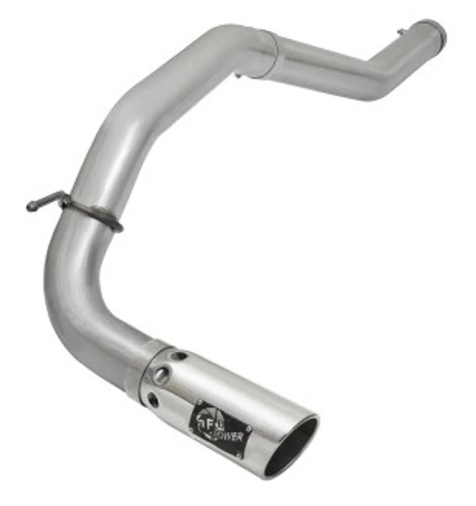 aFe LARGE Bore HD Exhausts 4in DPF-Back SS-409 2016 Nissan Titan XD V8-5.0L CC/SB (td) 49-46113-P 1 of 1