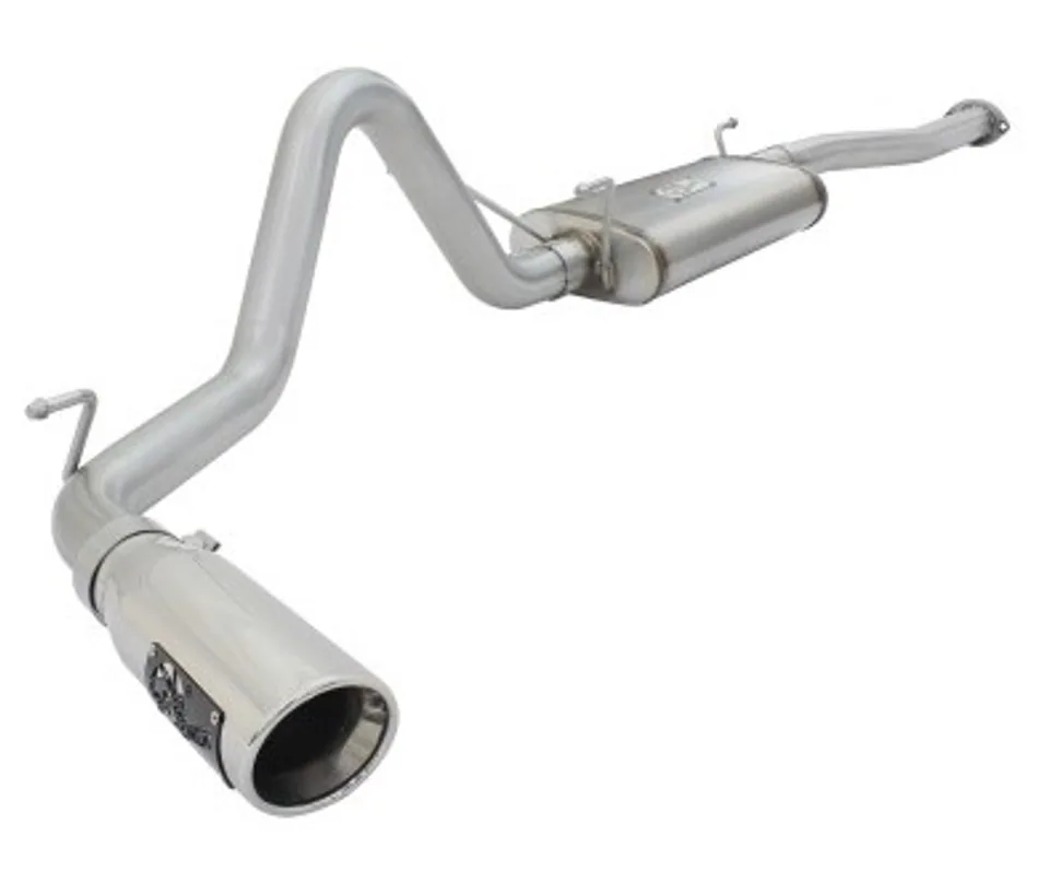 aFe MACH Force XP 2.5in Cat-Back Stainless Steel Exhaust w/Polished Tip Toyota Tacoma 13-14 2.7L 49-46024-P 1 of 1
