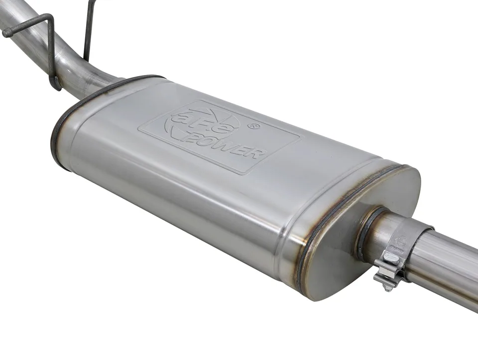 aFe MACH Force-Xp 3.0in 304 SS Cat-Back Exhaust w/ Polished Tip 17-18 GM Colorado/Canyon 49-44097-P 3 of 6
