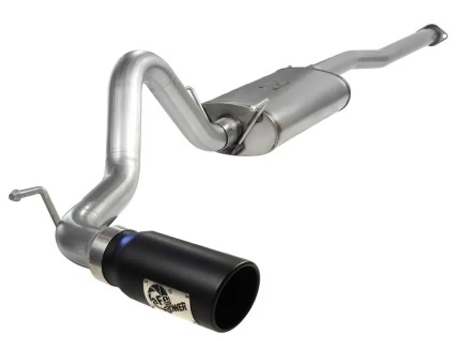 aFe MACH Force XP 3in Cat-Back Stainless Steel Exhaust System w/Black Tip Toyota Tacoma 13-14 4.0L 49-46022-B 1 of 1