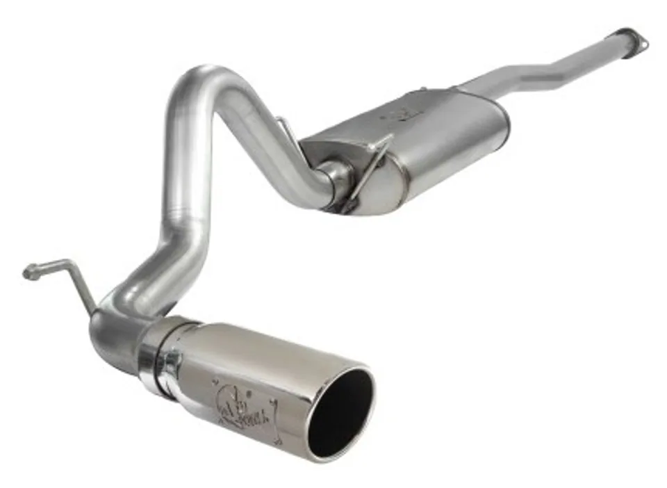 aFe MACH Force XP 3in Cat-Back Stainless Steel Exhaust w/Polished Tip Toyota Tacoma 13-14 4.0L 49-46022-P 1 of 1