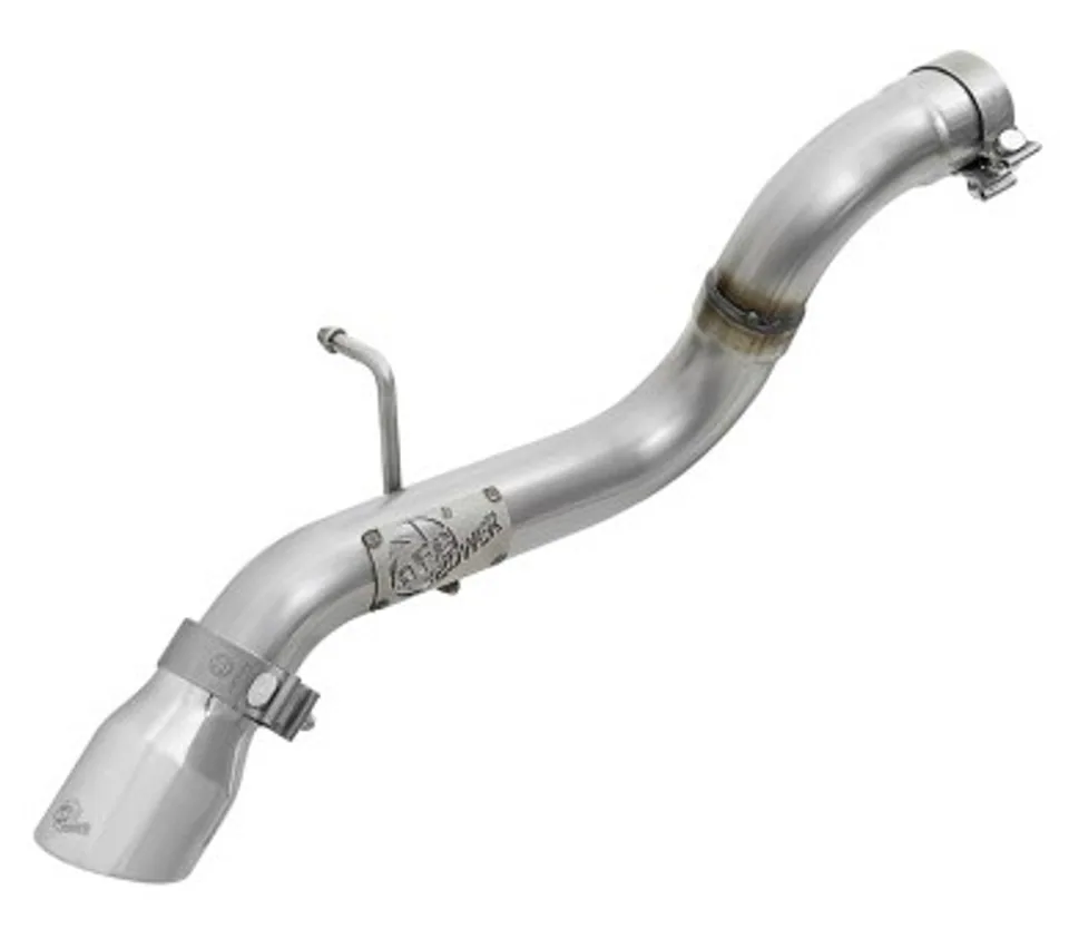 aFe MACH Force-Xp Axle-Back Exhaust System w/Polished Tip 18-20 Jeep Wrangler L4-2.0T / V6-3.6L 49-48070-1P 1 of 1