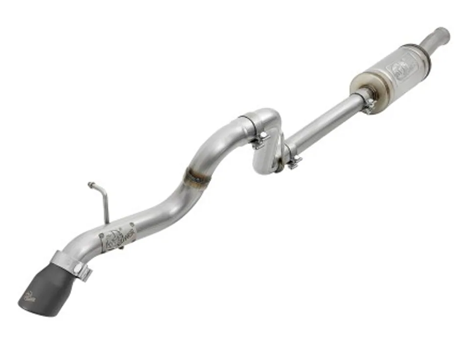 aFe MACH Force-Xp Axle-Back Hi-Tuck Exhaust System w/Black Tip 18-19 Jeep Wrangler (JL) V6 3.6L 49-48075-B 1 of 1