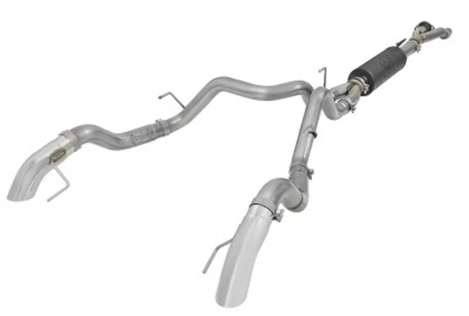 aFe MACH Force-XP Cat-Back Exhaust w/ Dual Hi-Tuck Pol Tips 17-18 Ford F-150 Raptor V6-3.5L 49-33095-P 1 of 1