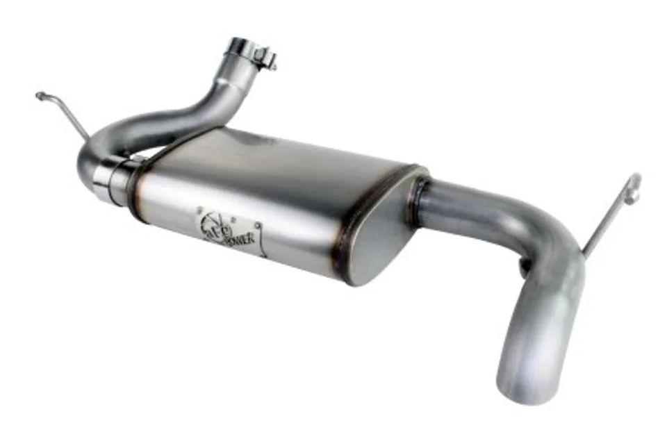 aFe MACHForce XP 07-17 Jeep Wrangler V6-3.6/3.8L 409 SS 2.5in Axle-Back Exhaust 49-46219 1 of 1