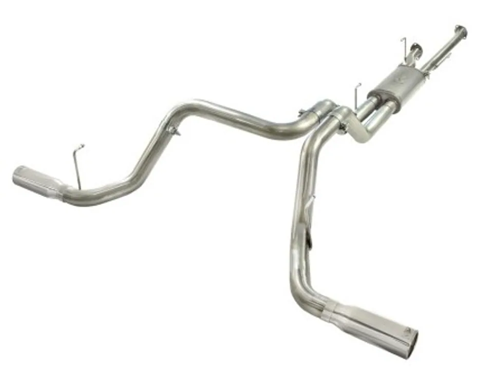 aFe MACHForce XP 2-1/2in to 3in 409 SS Cat-Back Exhaust w/ Polished Tips 10-17 Toyota Tundra V8 5.7L 49-46014-P 1 of 1