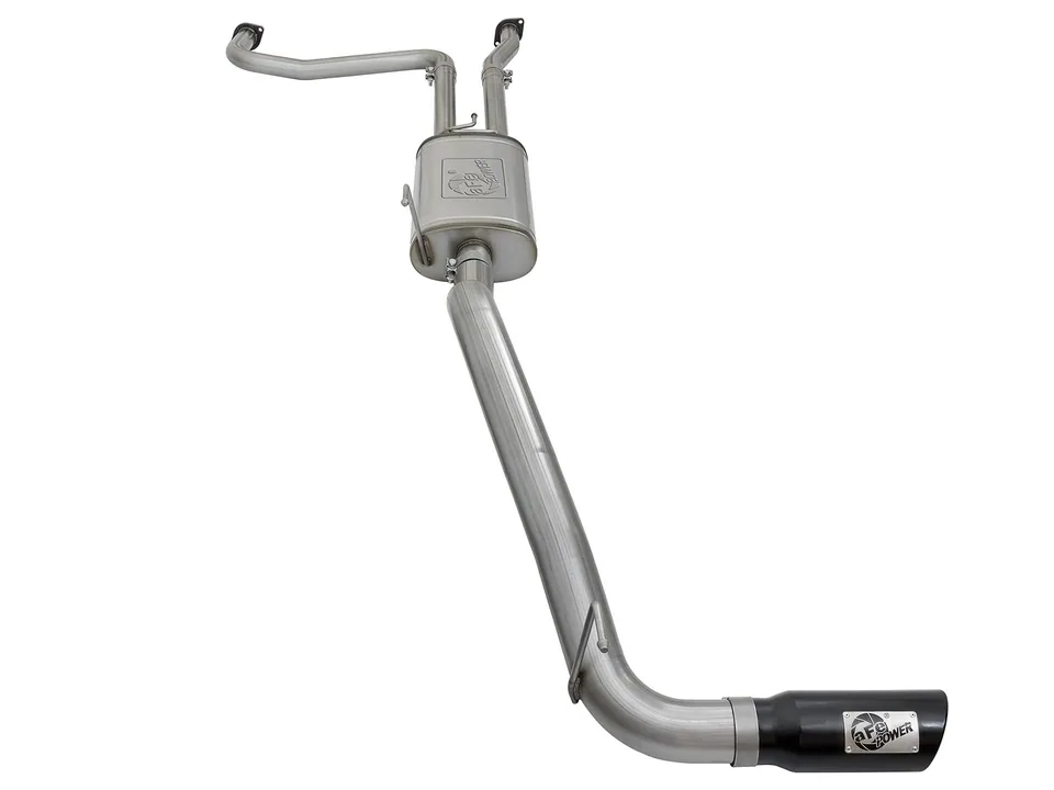 aFe MACHForce XP 2.5in Cat-Back Exhaust System w/ Black Tip Nissan Titan 17-19 V8-5.6L 49-46125-B 2 of 6