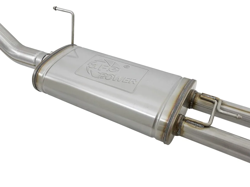 aFe MACHForce XP 2.5in Cat-Back Exhaust System w/ Black Tip Nissan Titan 17-19 V8-5.6L 49-46125-B 4 of 6
