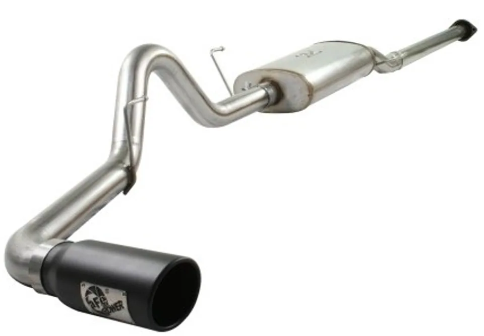 aFe MACHForce XP 3in 409SS Cat Back Exhaust w/ Black Tips for  09-10 Ford F-150 V8 4.6L/5.4L 49-43015-B 1 of 1