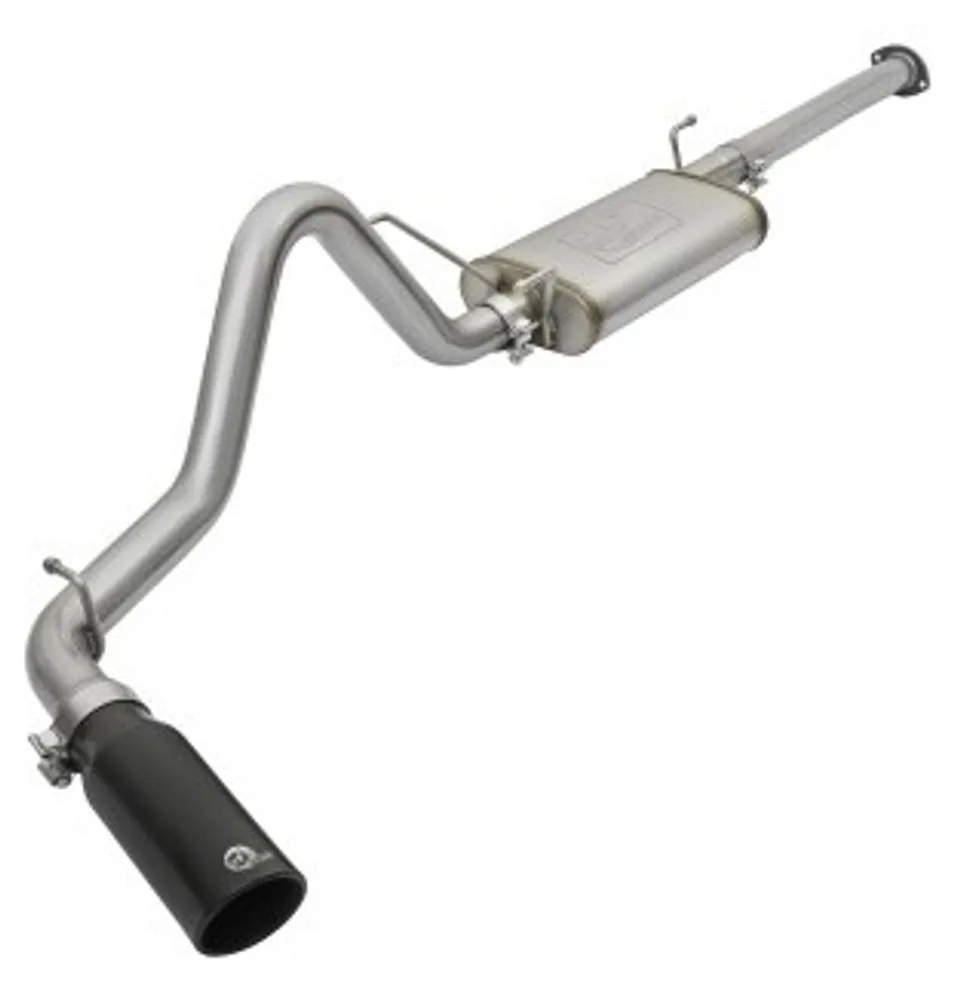 aFe MACHForce XP Cat Back SS Exhausts  Black Tips 05-12 Toyota Tacoma L4-2.7L 49-46031-B 1 of 1