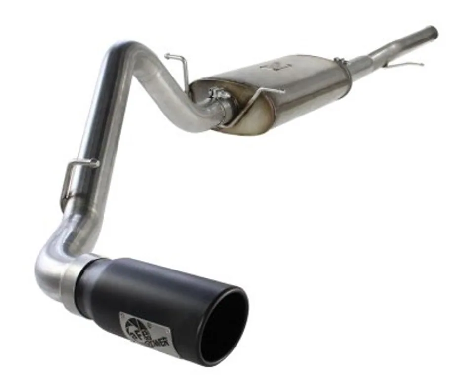 aFe MACHForce XP Exh CB, GM Silverado/Sierra 1500 2014 V*-5.3/6.2L Black tip 49-44038-B 1 of 1