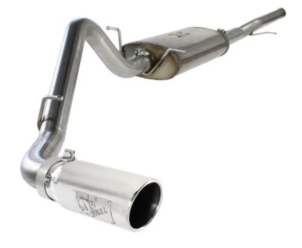 aFe MACHForce XP Exh CB,Stainless steel GM Silverado/Sierra 1500 2014 V*-5.3/6.2L Polished tip 49-44038-P 1 of 1