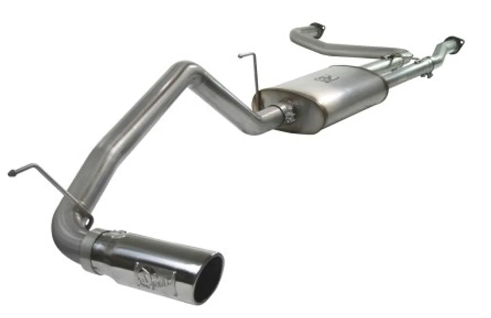 aFe MACHForce XP Exhaust Cat-Back 2.5/3in SS-409 w/ Polished Tip 04-12 Nissan Titan V8 5.6L 49-46102-P 1 of 1