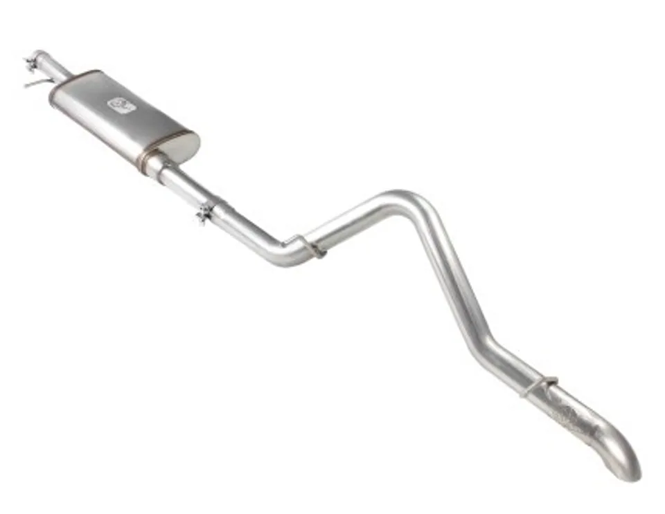 aFe MACHForce XP Exhaust Cat-Back 2.5in SS-409 Hi-Tuck 12-14 Jeep Wrangler Unlimited V6 3.6L 4Dr 49-46231 1 of 1