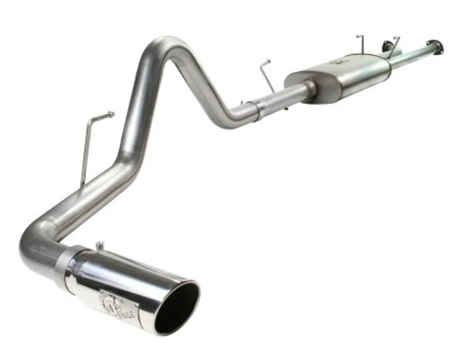 aFe MACHForce XP Exhaust Cat-Back SS-409 07-09 Toyota Tundra V8-5.7L w/ Polished Tip 49-46006-P 1 of 1