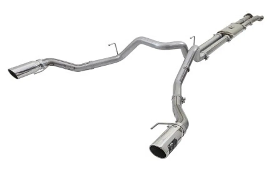 aFe MACHForce XP Exhaust Cat-Back SS-409 2017 Ford F-150 Raptor V6-3.5L (tt) w/ Polished Tips 49-43045-P 1 of 1