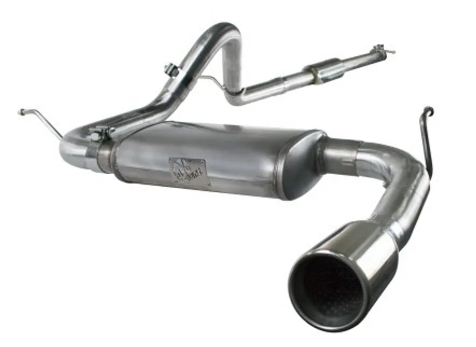 aFe MACHForce XP Exhausts Cat-Back SS-409 EXH CB Jeep Wrangler JK 3.8L 07-11 (4 Dr) 49-46206 1 of 1