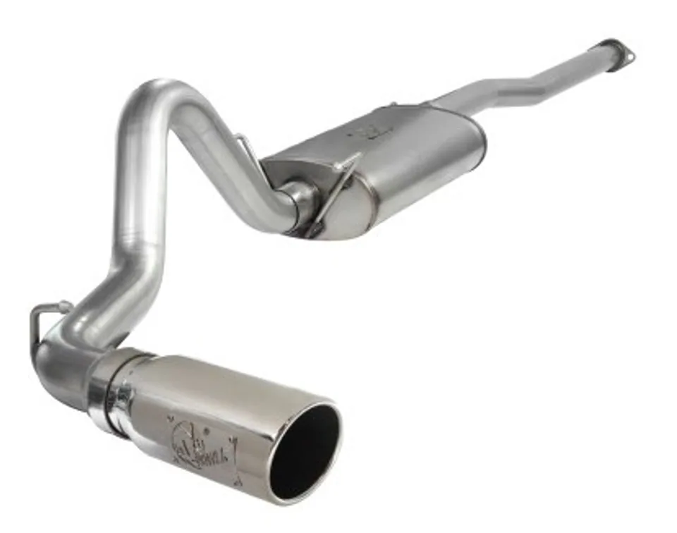 aFe MACHForce XP Exhausts Cat-Back SS-409 EXH CB Toyota Tacoma 05-13 V6-4.0L (Pol Tip) 49-46001-1P 1 of 1
