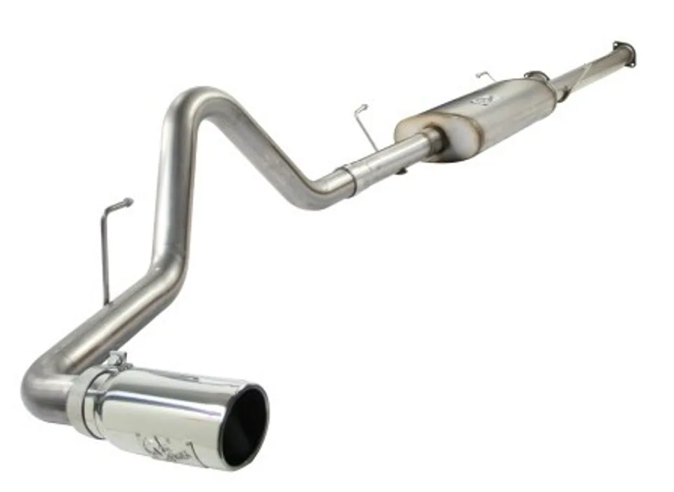 aFe MACHForce XP Exhausts Cat-Back SS-409 EXH CB Toyota Tundra 10-11 V8-5.7L 145.7 WB (pol tip) 49-46008 1 of 1