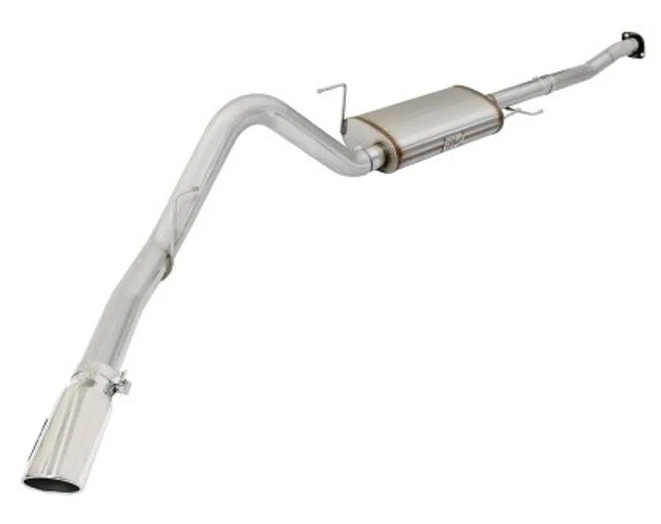 aFe MACHForce XP SS Exhaust 3in to 3.5in Cat-Back w/ Polished Tip 15 Ford F-150 EcoBoost V6 2.7/3.5L 49-43068-P 1 of 1