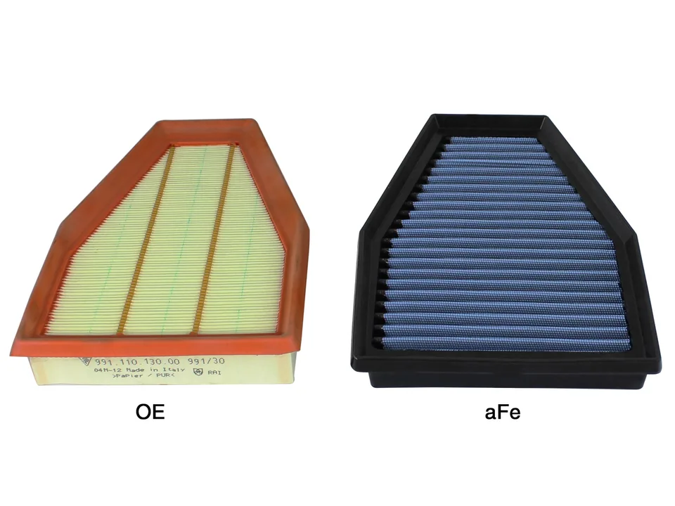 aFe Magnum FLOW OE Replacement Air Filter PRO 5R 12-15 Porsche 911 (991) H6 3.4L/3.8L 30-10242 3 of 3