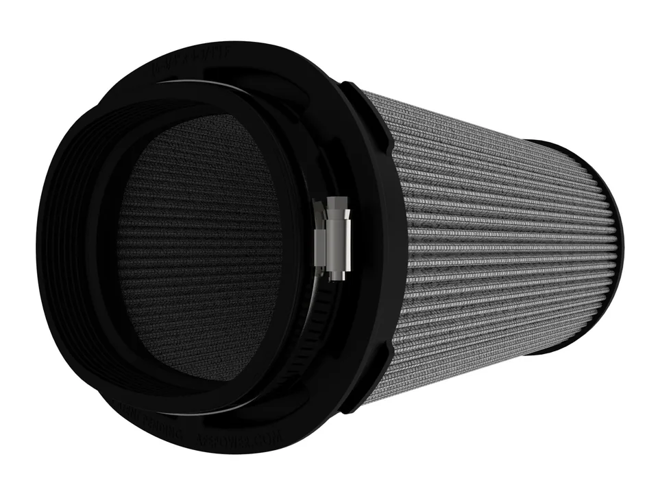aFe Magnum FLOW Pro DRY S Air Filter 6.75x4.75 Flange 8.25x6.25 Base (Mt2) 7.25x5 Top 8.5 Height 21-91101 2 of 4
